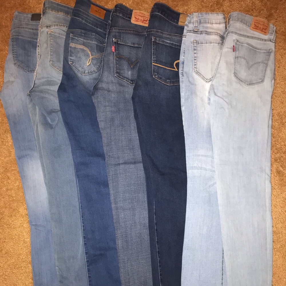 Jeans/shirts/leggings/dress